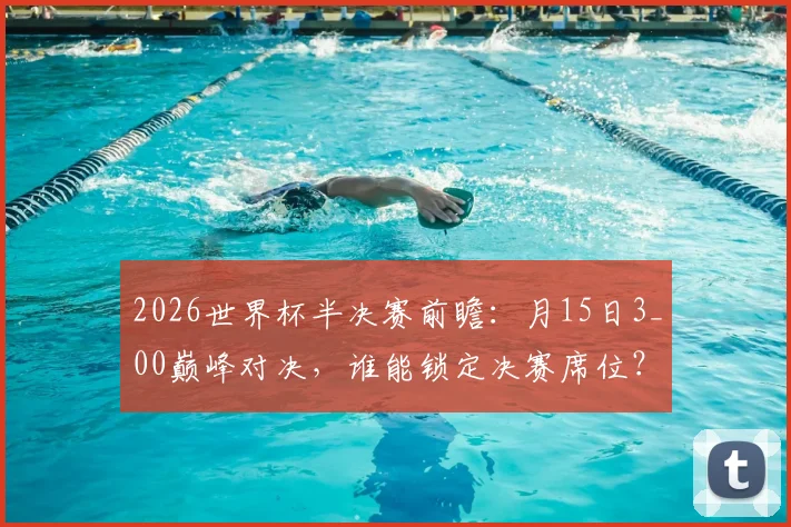 2026世界杯半决赛前瞻：月15日3_00巅峰对决，谁能锁定决赛席位？